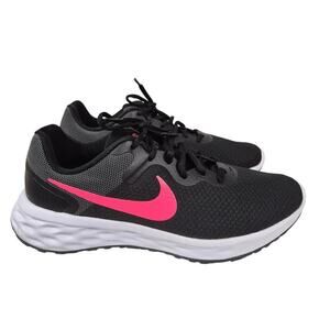 Nike Next Revolution 6 Women's Running Shoes Size 9.5 Black Hyper Pink Mesh